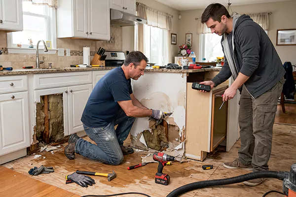 Kitchen Water Damage Repair Issaquah