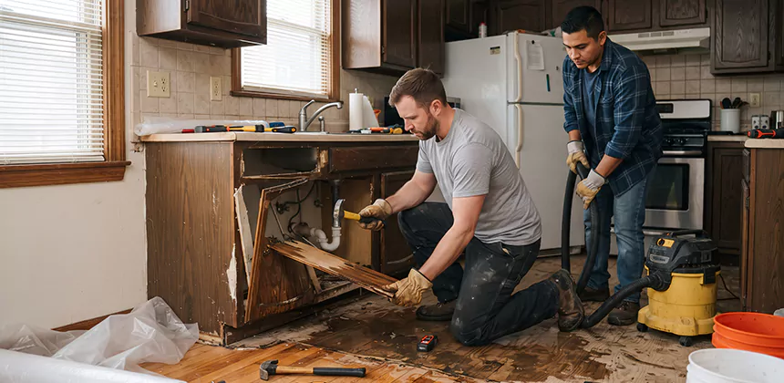 Repairing Water Damaged MDF Cabinets in Issaquah