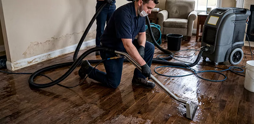 Hardwood Floor Water Extraction in Issaquah